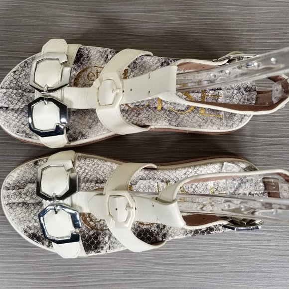 Louise et Cie Aventi Gladiator Sandal, Off White Leather, Womens Size 6 M / 36.5 - Picture 10 of 14